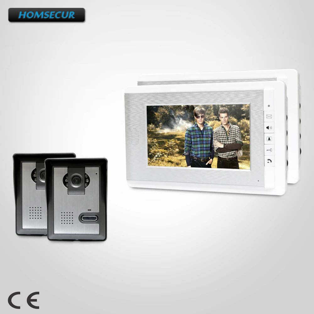 HOMSECUR 7inch Video Door Intercom System with Mute Mode for Home Security for Apartment : XC005+XM708-S
HOMSECUR 7inch Video Door Intercom System with Mute Mode for Home Security for Apartment : XC005+XM708-S