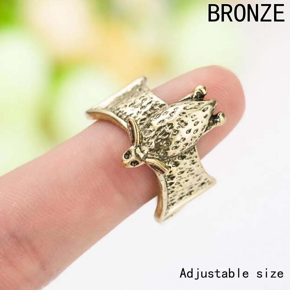 Bat Rings For Lovers Ancient Gold and Silver Punk Adjustable Opening Ring Wholesale For Women and Men
Bat Rings For Lovers Ancient Gold and Silver Punk Adjustable Opening Ring Wholesale For Women and Men