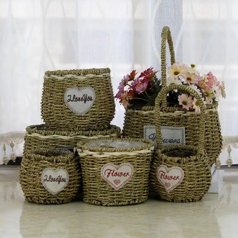 European Round Waterproof Weave Rattan Wicker Storage Basket Garden Flowerpot Holder Container Home Decoration Basket
European Round Waterproof Weave Rattan Wicker Storage Basket Garden Flowerpot Holder Container Home Decoration Basket
