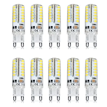10x G9 led bulb led G9 220v 3W 32pcs smd 2835 silicone body light warm white Replace Halogen Lamp
10x G9 led bulb led G9 220v 3W 32pcs smd 2835 silicone body light warm white Replace Halogen Lamp