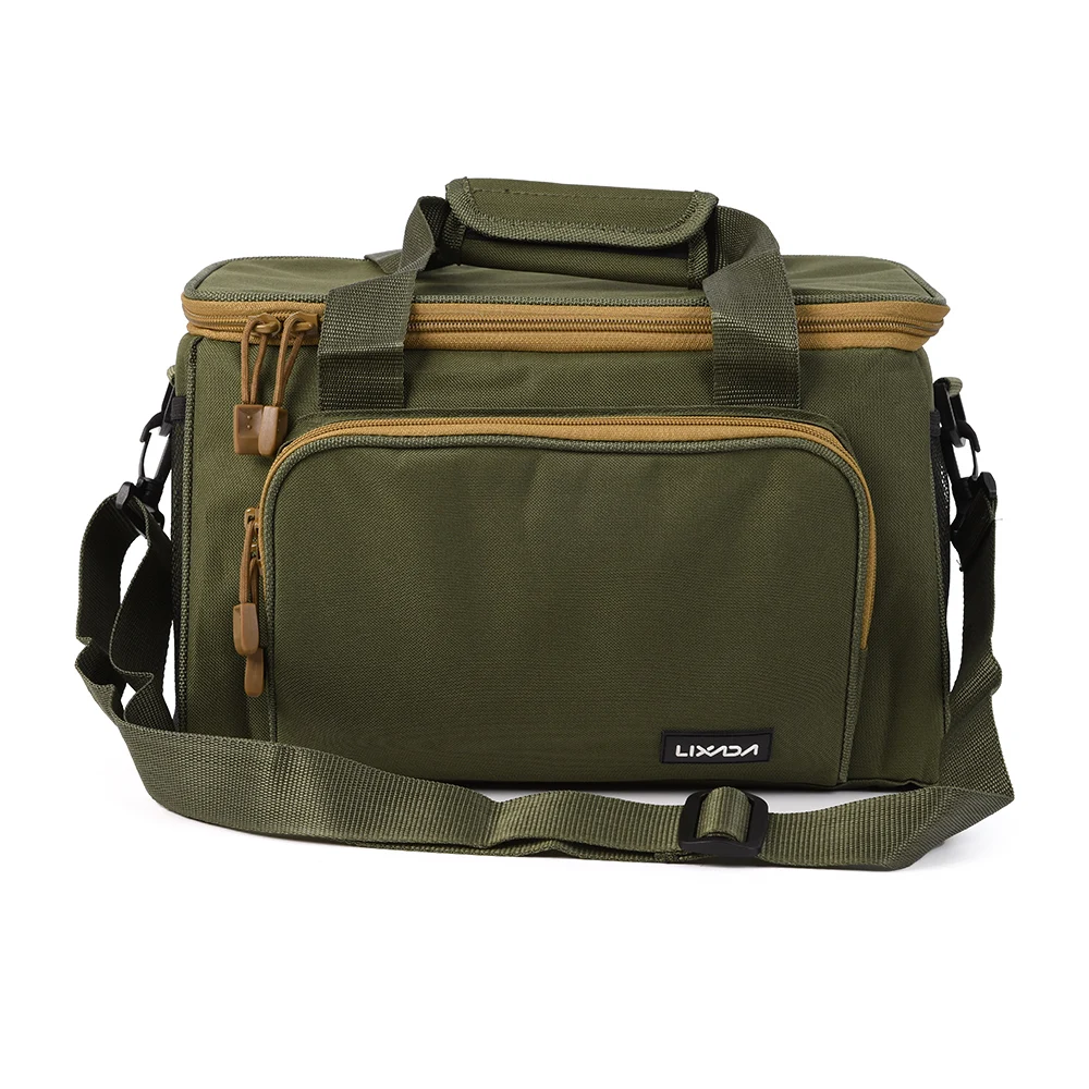 Lixada 37 * 25 * 25cm New Portable Multifunction Fishing Bag Canvas Fishing Lure Reel Shoulder Waist Backpack Bag for Carp Pesca
Lixada 37 * 25 * 25cm New Portable Multifunction Fishing Bag Canvas Fishing Lure Reel Shoulder Waist Backpack Bag for Carp Pesca