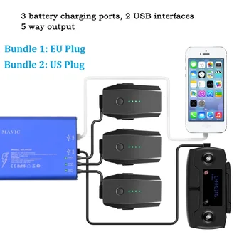 Mavic Pro 5in1 Multi Battery Charging Hub Intelligent Batteries Charger for RC DJI Mavic Pro /Platinum EU/US Plug Charging
Mavic Pro 5in1 Multi Battery Charging Hub Intelligent Batteries Charger for RC DJI Mavic Pro /Platinum EU/US Plug Charging
