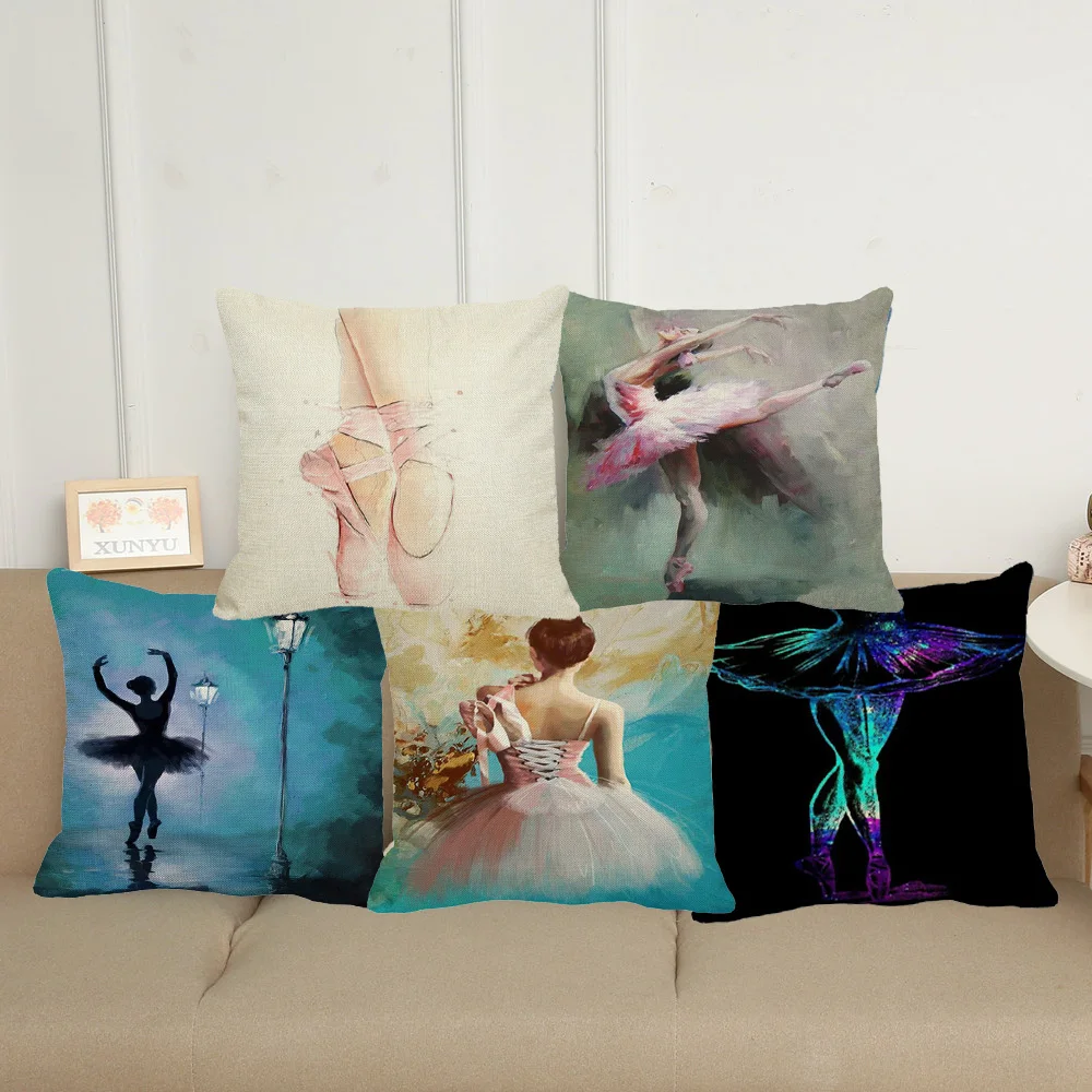 XUNYU Beautiful Girl Ballet Dance Postures Linen Decoration Pillowcase Cushion Cover Sofa Waist Pillowcase 45cmx45cm XL037
XUNYU Beautiful Girl Ballet Dance Postures Linen Decoration Pillowcase Cushion Cover Sofa Waist Pillowcase 45cmx45cm XL037