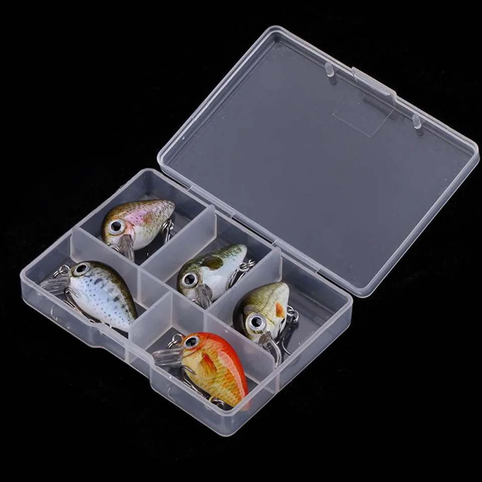 WALK FISH 5PCS/Lot 2.7cm 1.4g Topwater 0.1-0.5m Wobbler Japan Mini Crankbait 5 Baits with Plastic Box Fly Fishing Lure Crazy
WALK FISH 5PCS/Lot 2.7cm 1.4g Topwater 0.1-0.5m Wobbler Japan Mini Crankbait 5 Baits with Plastic Box Fly Fishing Lure Crazy
