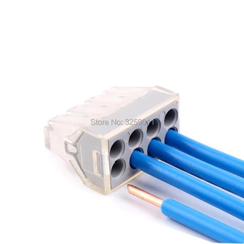 1PCS Push Wire Connector For Junction Boxes 400 V 18-12 AWG PCT-108 773-108 gray grey Suyep
1PCS Push Wire Connector For Junction Boxes 400 V 18-12 AWG PCT-108 773-108 gray grey Suyep