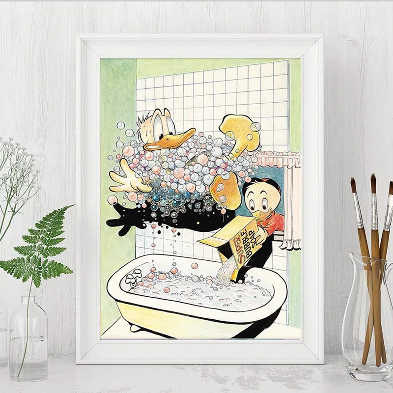 Bathing Cute Scrooge Mcduck Poster Mickey Mouse Cartoon Paintings on Canvas Modern Art Decorative Wall Pictures Home Decoration
Bathing Cute Scrooge Mcduck Poster Mickey Mouse Cartoon Paintings on Canvas Modern Art Decorative Wall Pictures Home Decoration