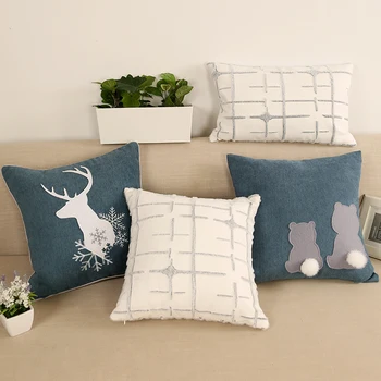 45x45cm/45x30cm deer/ bear pillow case woolen cushion cover blue white pillow covers lumbar pillowcase cover
45x45cm/45x30cm deer/ bear pillow case woolen cushion cover blue white pillow covers lumbar pillowcase cover