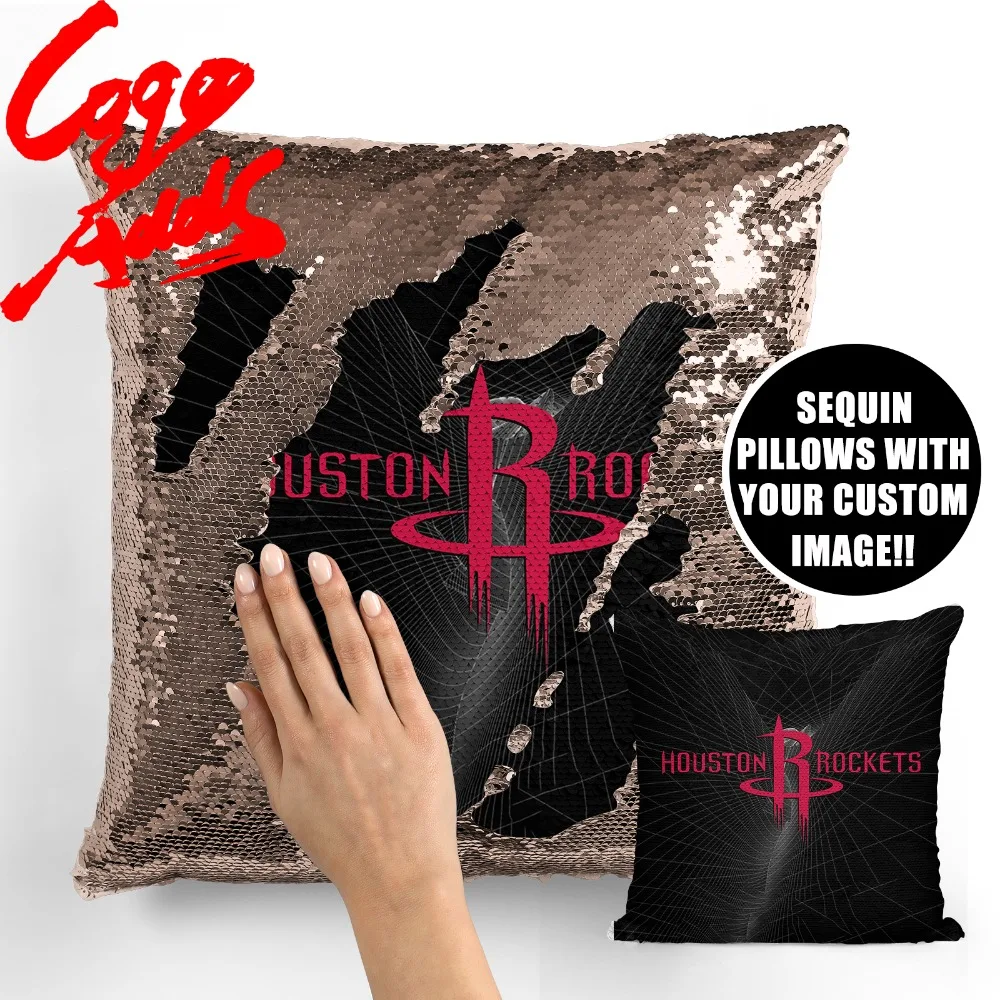 Houston Rockets decorative throw pillows reversible mermaid sequin pillow case cover dropshipping
Houston Rockets decorative throw pillows reversible mermaid sequin pillow case cover dropshipping