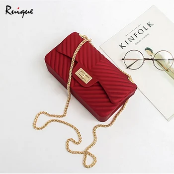 Ruique Women Fashion Jelly Crossbody Bag Girls Trendy Small V Design Shoulder Bag Ladies 2018 Summer Frosted Chain Bag Handbag
Ruique Women Fashion Jelly Crossbody Bag Girls Trendy Small V Design Shoulder Bag Ladies 2018 Summer Frosted Chain Bag Handbag