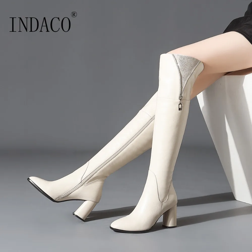 Boots Women Over the Knee Boots 2018 Knee High Boots New Leather Long Boots Fashion Botas Mujer Invierno
Boots Women Over the Knee Boots 2018 Knee High Boots New Leather Long Boots Fashion Botas Mujer Invierno