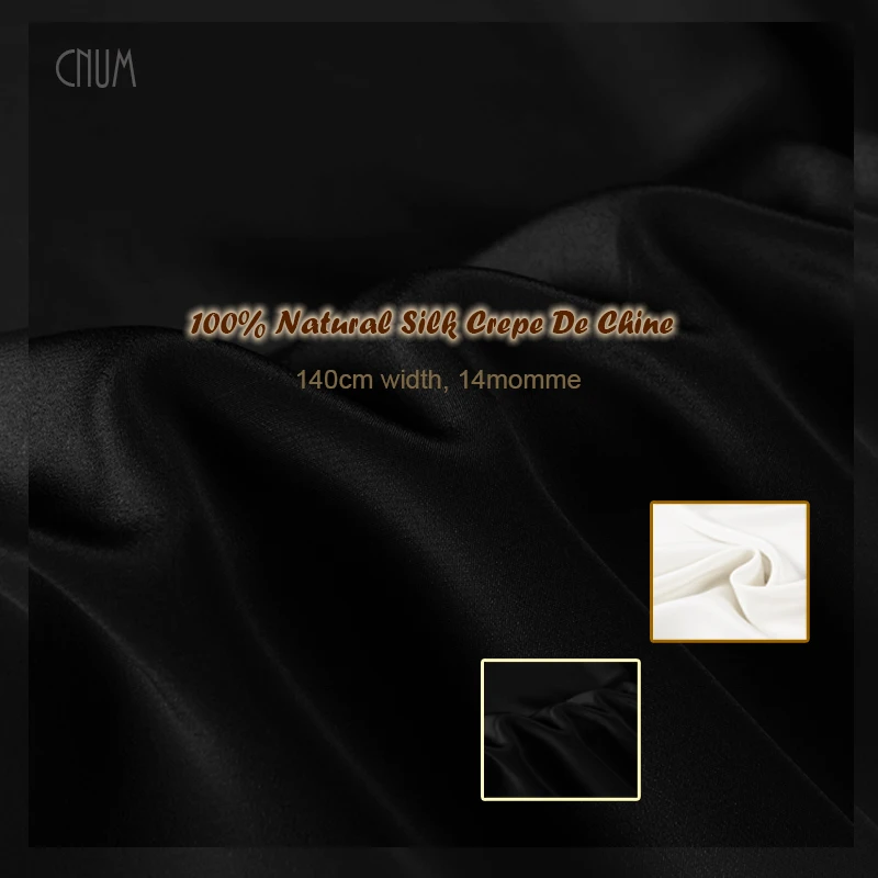 CNUM SCD121 100% Natural Silk Crepe De Chine/ Pure Color,2 Colors /Silk Fabric / Width 1.52yd Thickness 14mm/ Unit:M
CNUM SCD121 100% Natural Silk Crepe De Chine/ Pure Color,2 Colors /Silk Fabric / Width 1.52yd Thickness 14mm/ Unit:M