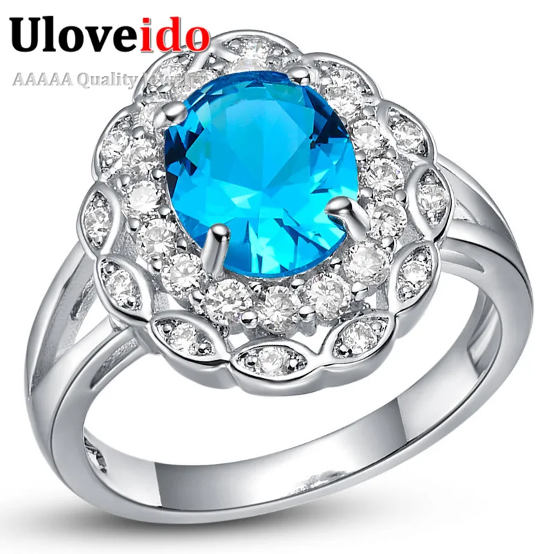 Uloveido Womens Fashion Rings Flowers Silver Ring Crystal Wedding Engagement Big Ring Fianit Dropshipping Suppliers Usa J493
Uloveido Womens Fashion Rings Flowers Silver Ring Crystal Wedding Engagement Big Ring Fianit Dropshipping Suppliers Usa J493