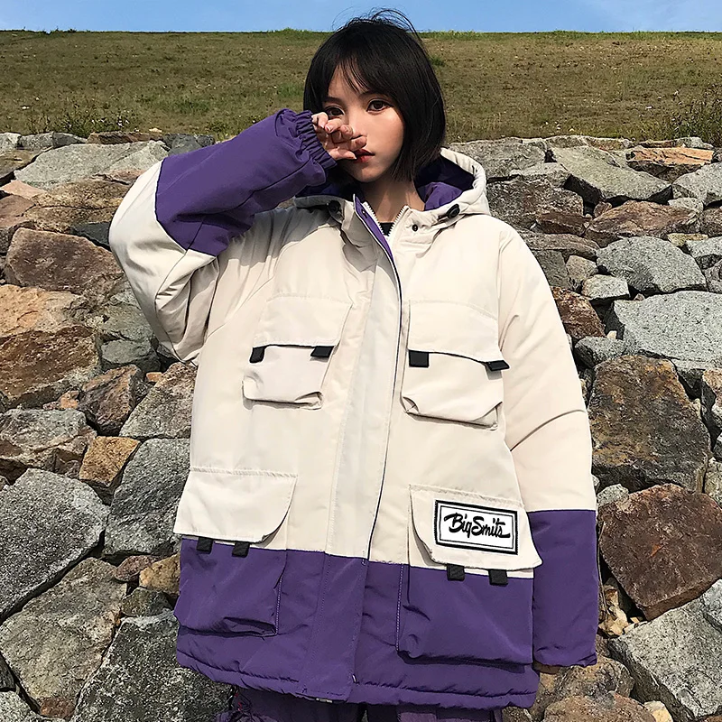 2018 Korean Retro Style Oversized Windbreaker Hooded Cotton Jacket With Pockets Unisex
2018 Korean Retro Style Oversized Windbreaker Hooded Cotton Jacket With Pockets Unisex