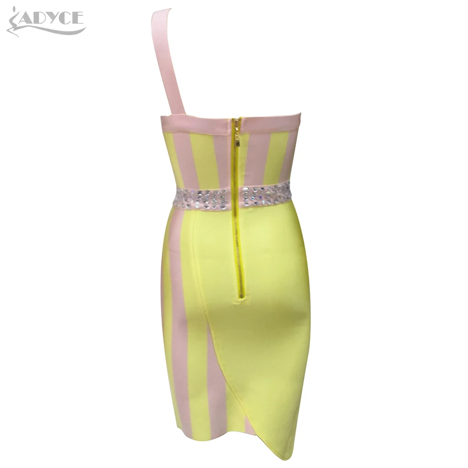 Sexy Dress Club Wear Summer Party Dress 2018 New Arrival one shoulder Neck Women Bandage Dress Bodycon Sleeveless