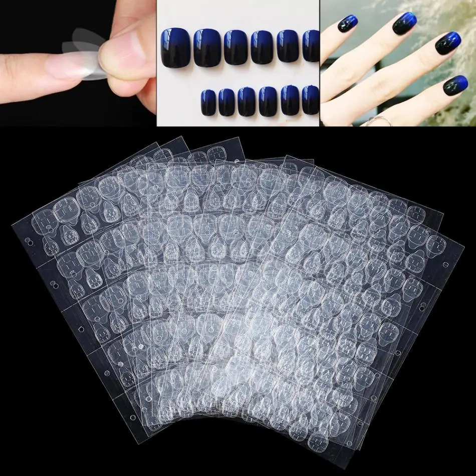 50 Sheet/lot Double Side Adhesive Glue Sticker Sticky Tape Transparent Nail Glue For Fake False Nails Art Decoration Tools
50 Sheet/lot Double Side Adhesive Glue Sticker Sticky Tape Transparent Nail Glue For Fake False Nails Art Decoration Tools