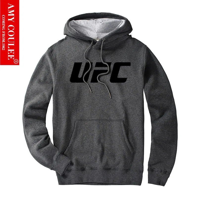 mens casual hoodies 100% Cotton sweatshirt dark gray_