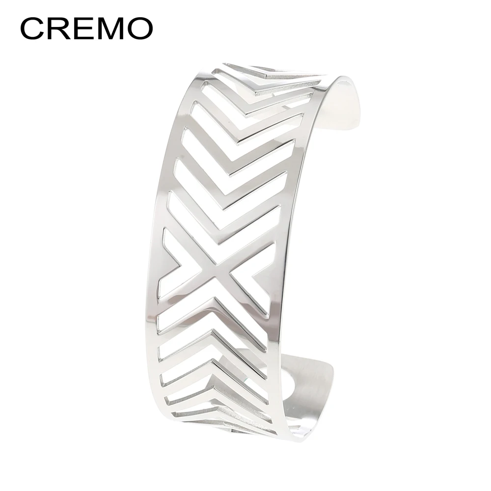 Cremo Cuff Hollow Argent Exchange Bracelet & Bangle Reversible Femme Bracelet Stainless Steel Leather Bangles
Cremo Cuff Hollow Argent Exchange Bracelet & Bangle Reversible Femme Bracelet Stainless Steel Leather Bangles