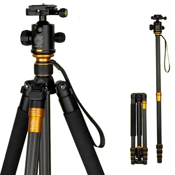 Original QZSD Professional Carbon Fiber DSLR Camera Tripod Monopod+Ball Head/Portable Photo Camera Stand
Original QZSD Professional Carbon Fiber DSLR Camera Tripod Monopod+Ball Head/Portable Photo Camera Stand