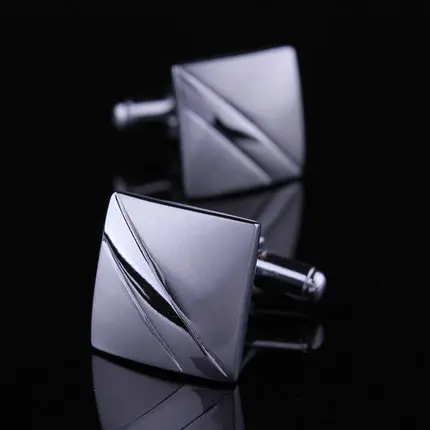 Simple bright silver cufflinks Luxury shirt cufflinks for men Brand cuff button gift for him
Simple bright silver cufflinks Luxury shirt cufflinks for men Brand cuff button gift for him