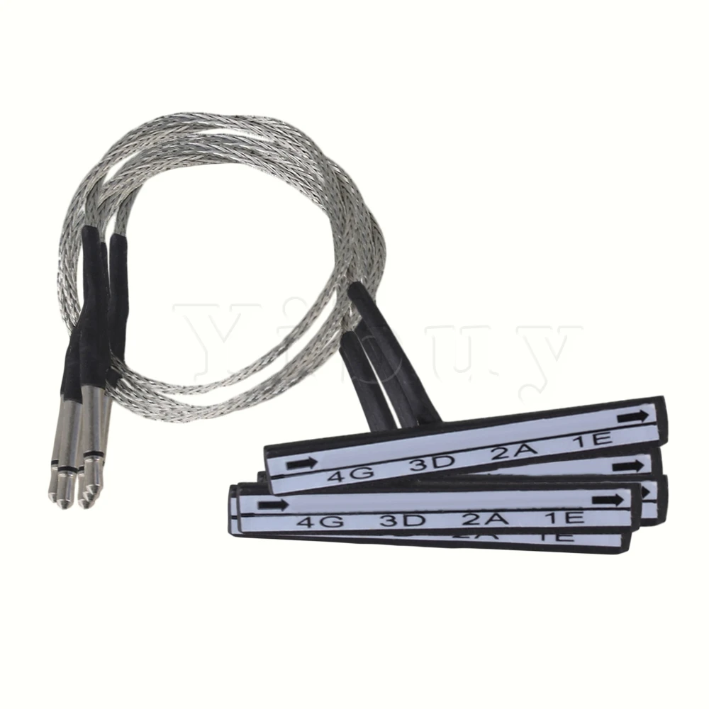 Yibuy 41 x 6mm Grey Electric Violin Piezo Pickup Cable Replacements with 2.38mm Dia Plug Pack of 5
Yibuy 41 x 6mm Grey Electric Violin Piezo Pickup Cable Replacements with 2.38mm Dia Plug Pack of 5