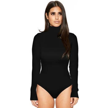 Long sleeve casual Turtleneck bodysuit women 2020 sexy club Slim black green Party Bodycon Bodycon Body femme Top Romper Overall 
Long sleeve casual Turtleneck bodysuit women 2020 sexy club Slim black green Party Bodycon Bodycon Body femme Top Romper Overall