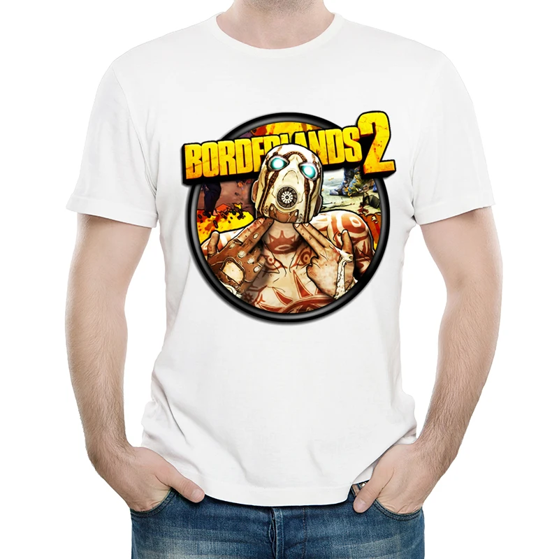 Borderlands T Shirt White Color Mens Fashion Short Sleeve Game Borderlands Logo T-shirt Tops Tees tshirt Casual T-shirt
Borderlands T Shirt White Color Mens Fashion Short Sleeve Game Borderlands Logo T-shirt Tops Tees tshirt Casual T-shirt