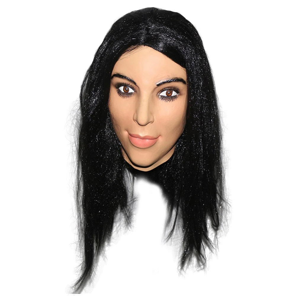 Female Latex Mask Human Face Mask Kardashian Halloween Carnival Fancy Party Costume
Female Latex Mask Human Face Mask Kardashian Halloween Carnival Fancy Party Costume