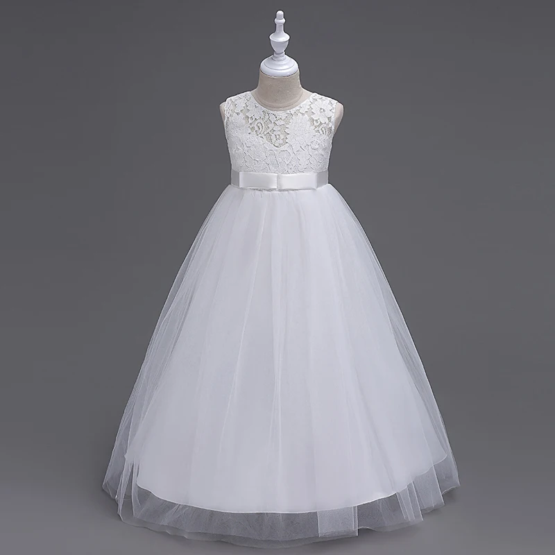 Летнее платье для маленьких девочек принцессы с бантом на свадьбу | Детская