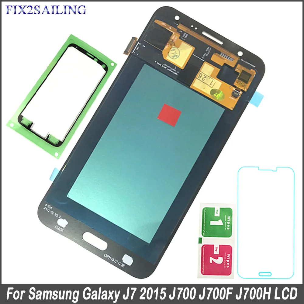FIX2SAILING Super AMOLED LCD For Samsung Galaxy J7 2015 J700 SM-J700F J700H J700M J700H/DS LCD Display Touch Screen Assembly
FIX2SAILING Super AMOLED LCD For Samsung Galaxy J7 2015 J700 SM-J700F J700H J700M J700H/DS LCD Display Touch Screen Assembly