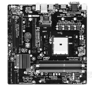 FM2 For Gigabyte GA-F2A75M-D3H Original Used Desktop A75 Motherboard F2A75M-D3H DDR3 USB3.0 SATA3
FM2 For Gigabyte GA-F2A75M-D3H Original Used Desktop A75 Motherboard F2A75M-D3H DDR3 USB3.0 SATA3