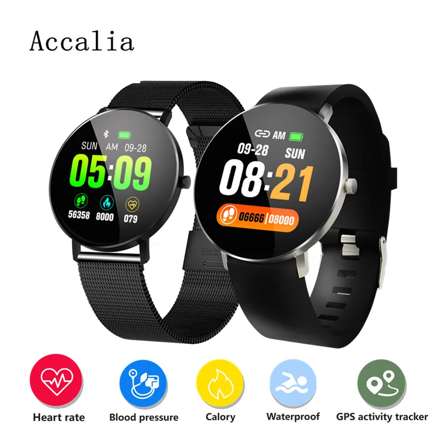 Accalia JW68 smart watch IP68 waterproof Blood Pressure Heart Rate Message Display activity tracker Smart Watch Sport Man
Accalia JW68 smart watch IP68 waterproof Blood Pressure Heart Rate Message Display activity tracker Smart Watch Sport Man