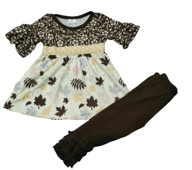 Children's girls autumn and summer short-sleeved trousers suit pattern leaf print pattern yll
Children's girls autumn and summer short-sleeved trousers suit pattern leaf print pattern yll