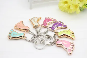 500pcs/lot Cute Mini Foot Shaped Keychains Love Keyrings for Baby Shower Baptism Gifts Giveaway Souvenirs Free Shipping 
500pcs/lot Cute Mini Foot Shaped Keychains Love Keyrings for Baby Shower Baptism Gifts Giveaway Souvenirs Free Shipping