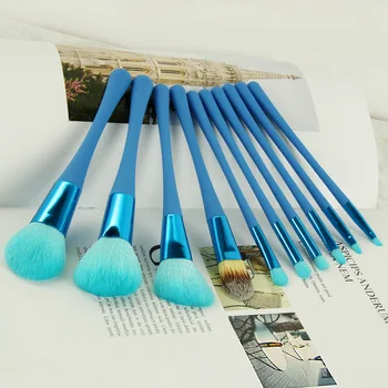 10PCS Goblet Shaped Blue Makeup Brushes Set with Powder Foundation Concealer Contour Blending Eyeshadow Lip Brush kit
10PCS Goblet Shaped Blue Makeup Brushes Set with Powder Foundation Concealer Contour Blending Eyeshadow Lip Brush kit