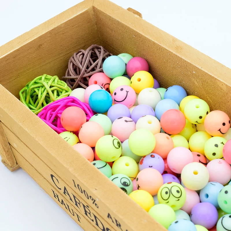 Wholesale 50Pcs/lot Candy Color Acrylic Spacer Beads Round Smiley face Mixed 12mm DIY Jewelry Making Smile expression beads
Wholesale 50Pcs/lot Candy Color Acrylic Spacer Beads Round Smiley face Mixed 12mm DIY Jewelry Making Smile expression beads