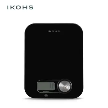 IKOHS PONDUS BLACK Kitchen Scale without Battery Weight Min 5g Max 5kg LED Display Multifunctional Accuracy Automatic Control
IKOHS PONDUS BLACK Kitchen Scale without Battery Weight Min 5g Max 5kg LED Display Multifunctional Accuracy Automatic Control