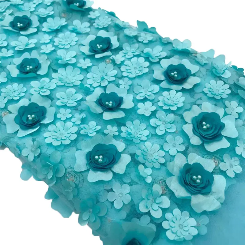 Latest African Laces 2018 Beaded French Party Dress Tulle Lace Aqua/Teal 3d Flower Embroidery Net Lace Fabric For Lady X800-1
Latest African Laces 2018 Beaded French Party Dress Tulle Lace Aqua/Teal 3d Flower Embroidery Net Lace Fabric For Lady X800-1