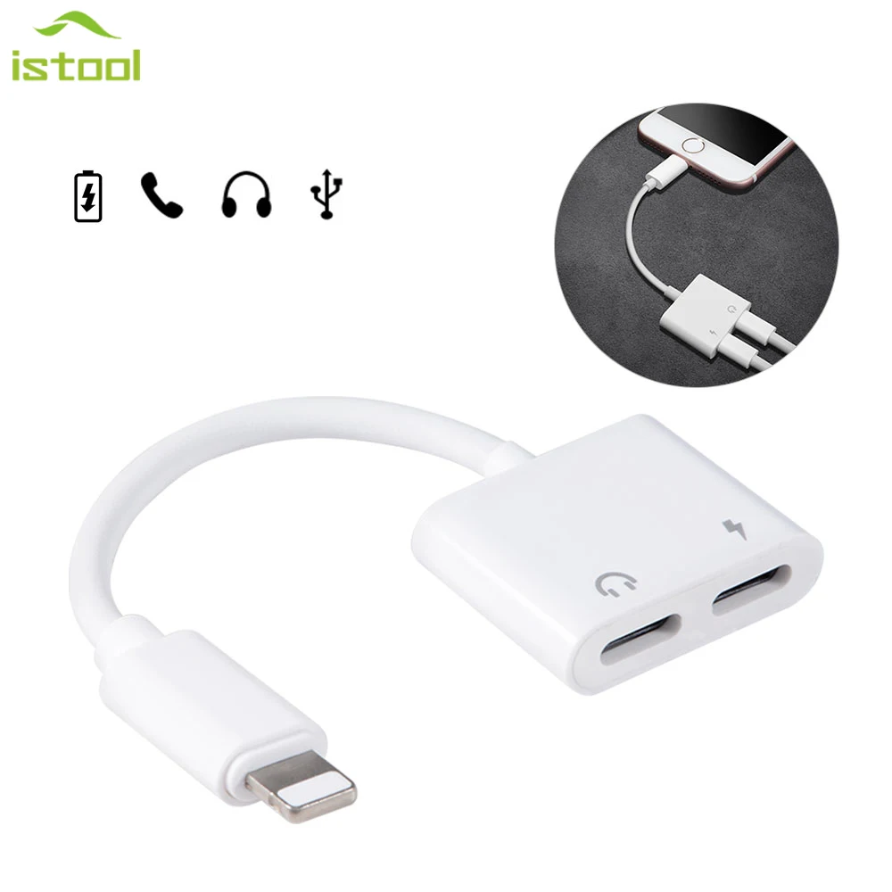 2 in 1 Audio Adapter For iPhone X XS 7 8 Plus Dual Port Splitter Light ning Earphone AUX Converter Support Phone Calls
2 in 1 Audio Adapter For iPhone X XS 7 8 Plus Dual Port Splitter Light ning Earphone AUX Converter Support Phone Calls