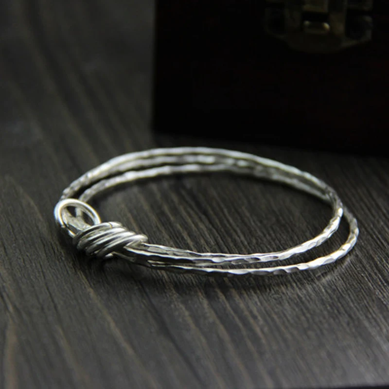Fyla Mode Hip Hop Rock Style Unique New Arrival 999 Silver Multilayer Bangles Set Bracelets for Women Pulseira Feminina 1.80mm
Fyla Mode Hip Hop Rock Style Unique New Arrival 999 Silver Multilayer Bangles Set Bracelets for Women Pulseira Feminina 1.80mm