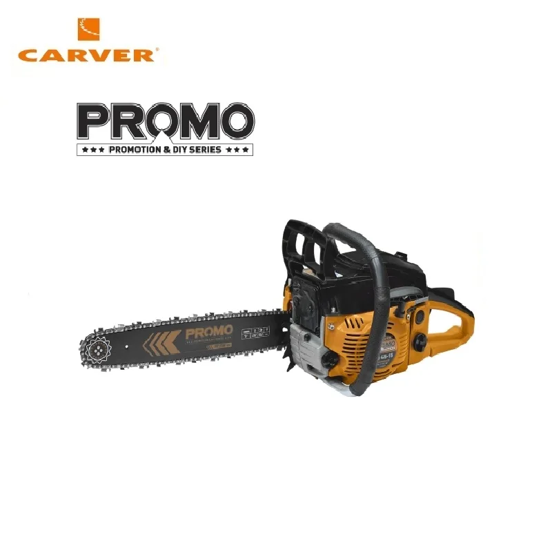 Petrol chain saw PROMO PSG 45-15 Petrol-driven power saw Petrol-powered saw Motopila Cut down a tree Sawing wood
Petrol chain saw PROMO PSG 45-15 Petrol-driven power saw Petrol-powered saw Motopila Cut down a tree Sawing wood