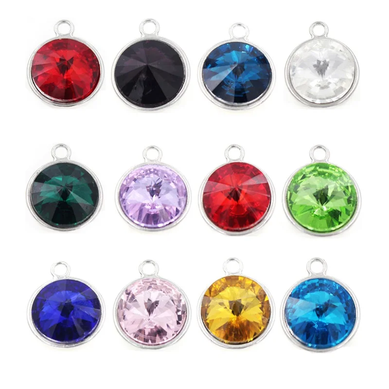 2019 Silver Color Birthstone Crystal 12 Months Birthstone Charms Pendants Jewelry
2019 Silver Color Birthstone Crystal 12 Months Birthstone Charms Pendants Jewelry