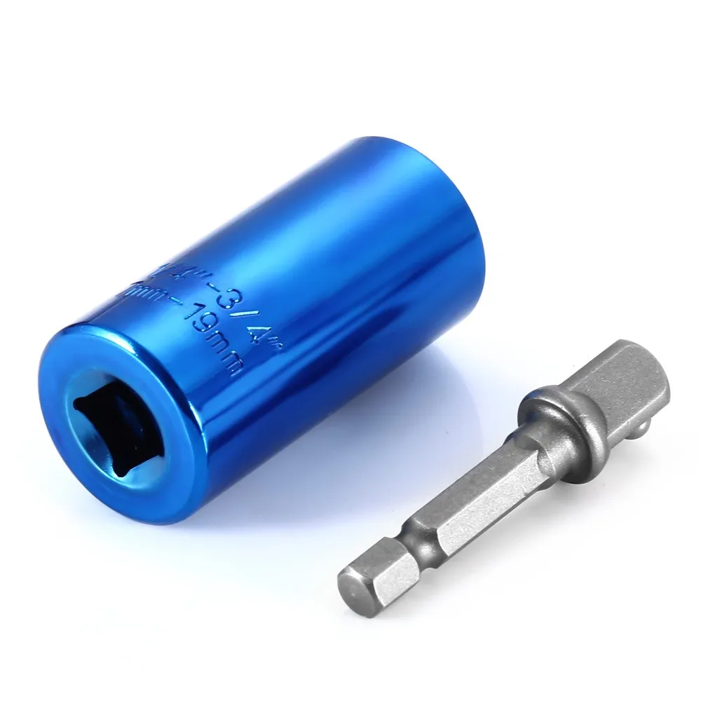 DANIU 2Pcs Wrench Multi Function Ratchet Universal Socket 7-19mm Power Drill Adapter Car Hand Tools Repair Kit Gold/Bule
DANIU 2Pcs Wrench Multi Function Ratchet Universal Socket 7-19mm Power Drill Adapter Car Hand Tools Repair Kit Gold/Bule