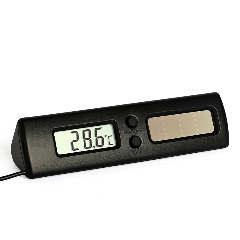 Solar Cell Digital Thermometer with Probe for automobile car display cabinet DST-1
Solar Cell Digital Thermometer with Probe for automobile car display cabinet DST-1