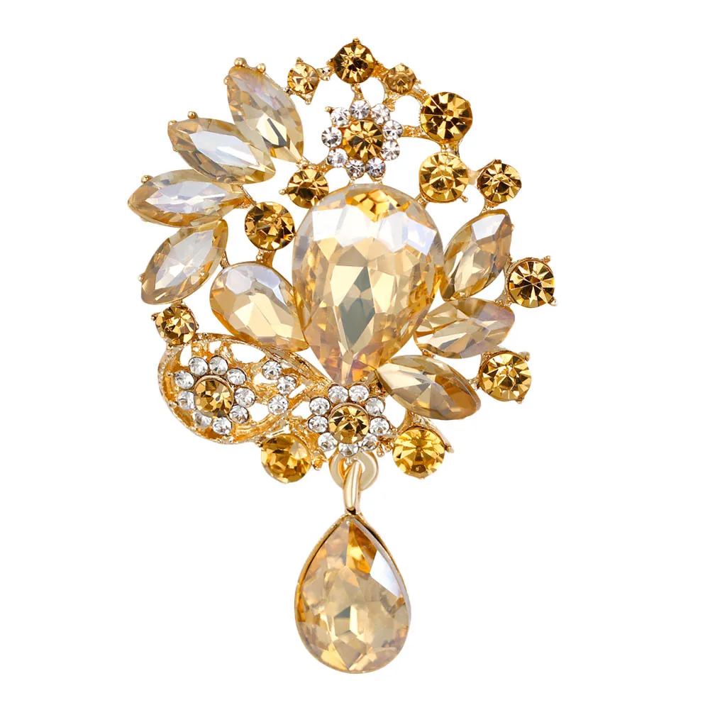 New Vintage Brooches Elegant Design Six Color Brooch Rhinestone Big Size White color Jewelry Brooches For Women
New Vintage Brooches Elegant Design Six Color Brooch Rhinestone Big Size White color Jewelry Brooches For Women