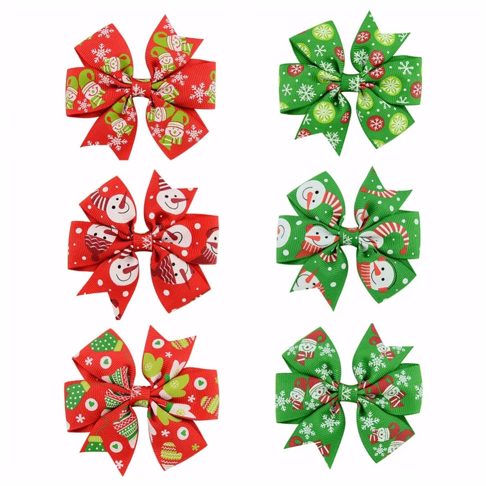 Заколки для волос с бантом детские 3 дюйма 6 цветов 642|hair accessories|clip hair accessoriesboutique bows |
