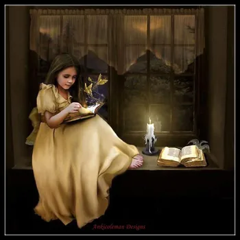 Embroidery Counted Cross Stitch Kits Needlework - Crafts 14 ct DMC Color DIY Arts Handmade Decor - The Magic of Books 
Embroidery Counted Cross Stitch Kits Needlework - Crafts 14 ct DMC Color DIY Arts Handmade Decor - The Magic of Books