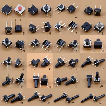 YuXi 24PCS 6x6 SMD push button switch microswitch Tact Switch for for Samsung / iPhone 4 / 5 / Nokia/Xiaomi
YuXi 24PCS 6x6 SMD push button switch microswitch Tact Switch for for Samsung / iPhone 4 / 5 / Nokia/Xiaomi