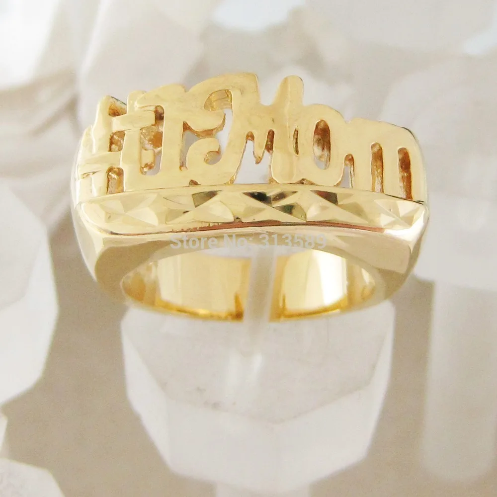 MIN ORDER 10$ CAN MIX DESIGN /New - YELLOW GOLD GP GEP OVERLAY FILLED WITH BRASS NUMBER ONE MOM BEST MOM WORD RING SIZE 7 9 9.5
MIN ORDER 10$ CAN MIX DESIGN /New - YELLOW GOLD GP GEP OVERLAY FILLED WITH BRASS NUMBER ONE MOM BEST MOM WORD RING SIZE 7 9 9.5