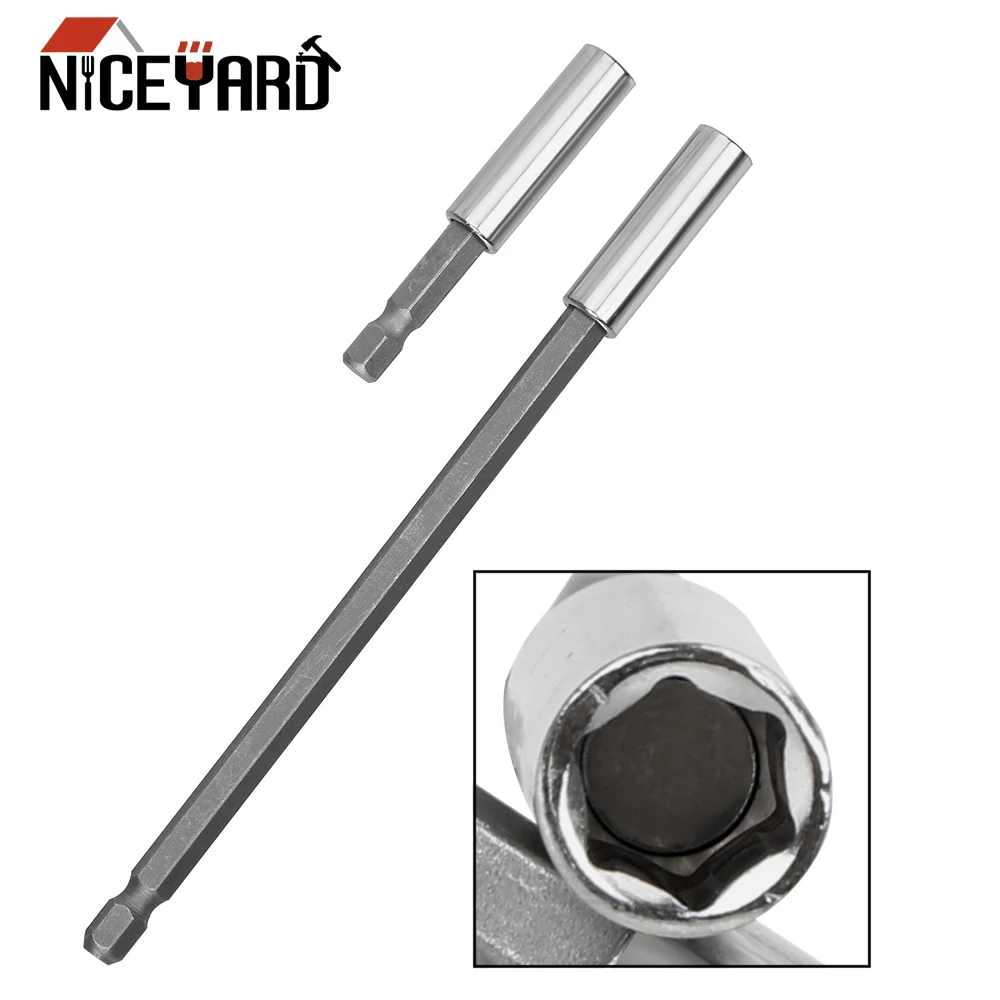 NICEYARD Hex Magnetic Bit Holder 1/4" Screwdriver Bars Durable Extension Drill Driver Sleeve Adapter 60/150mm
NICEYARD Hex Magnetic Bit Holder 1/4" Screwdriver Bars Durable Extension Drill Driver Sleeve Adapter 60/150mm