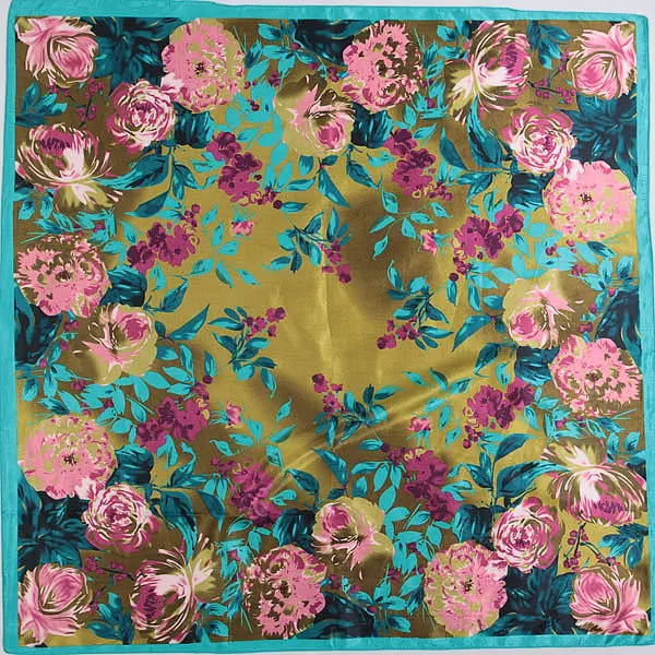90*90cm Luxury Brand Women Chinese Silk Floral Scarfs Female European Style Square Scarves Spring Summer Shawls For Ladies
90*90cm Luxury Brand Women Chinese Silk Floral Scarfs Female European Style Square Scarves Spring Summer Shawls For Ladies